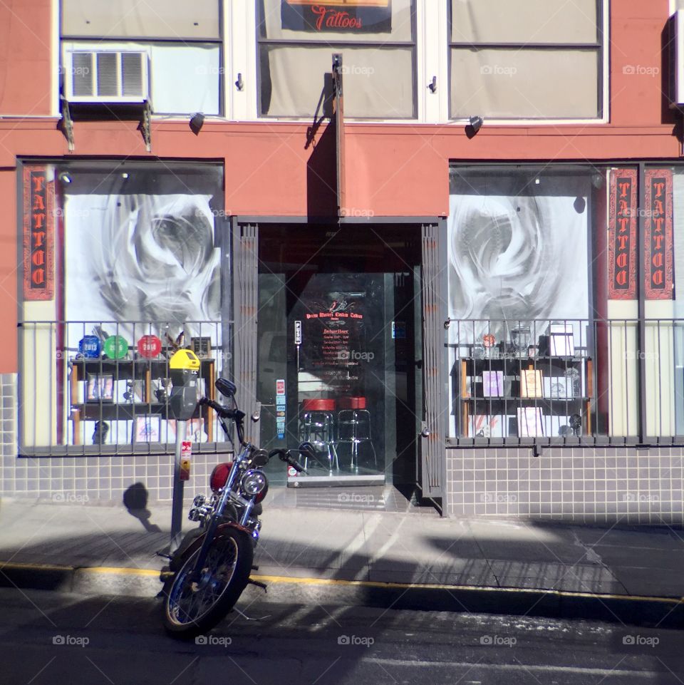 Tattoo and Motorbike 