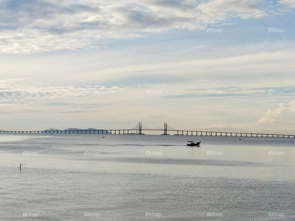 The Penang bridge.