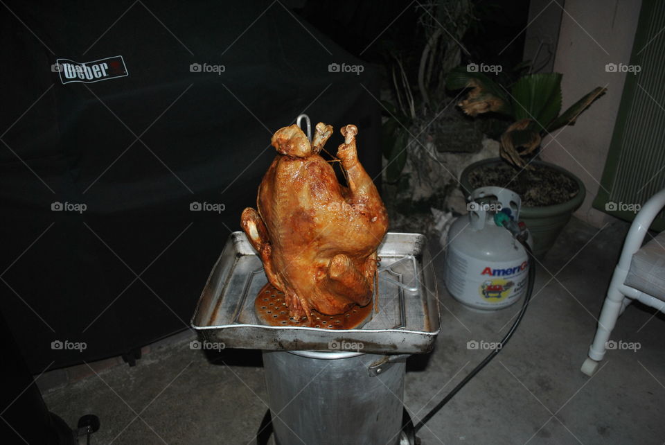 Fried turkey for Thanksgiving in Florida