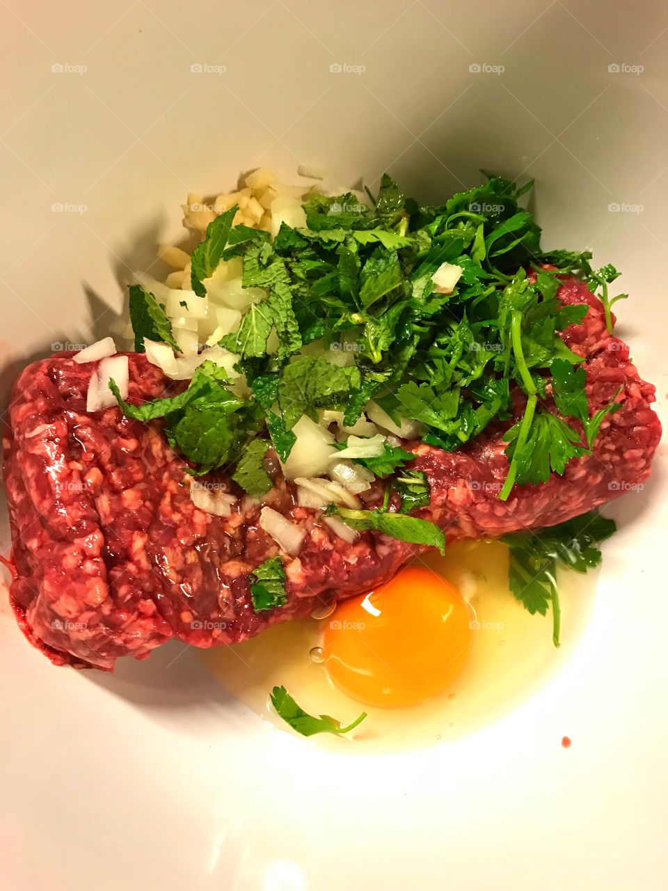 Meatballs in the making 