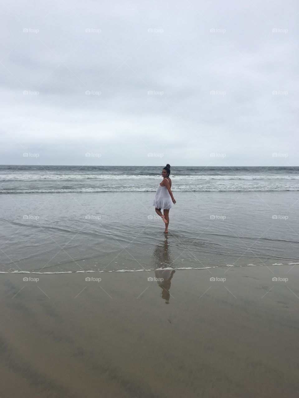 Frolicking in the sea