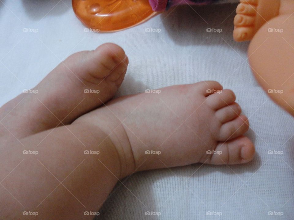 Beautiful baby foot