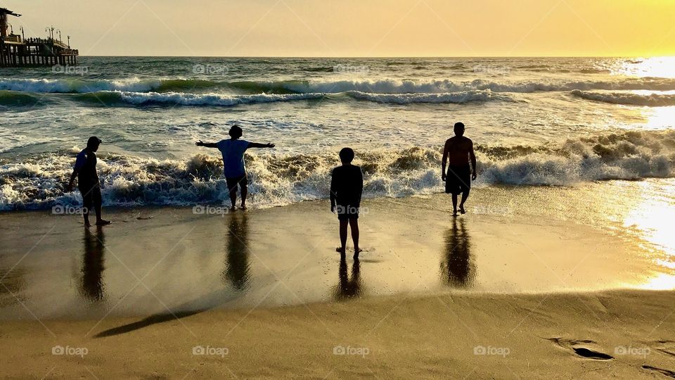 Joy on the Sunlit Sand