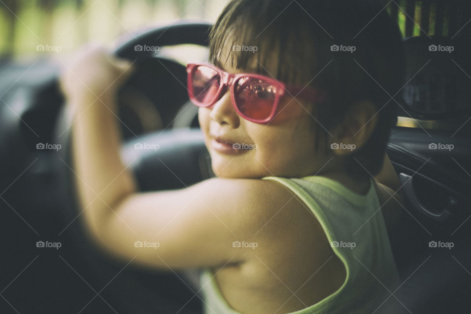 kid driving