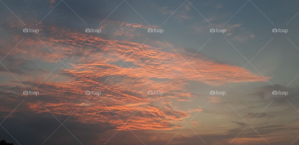 orange color cloud