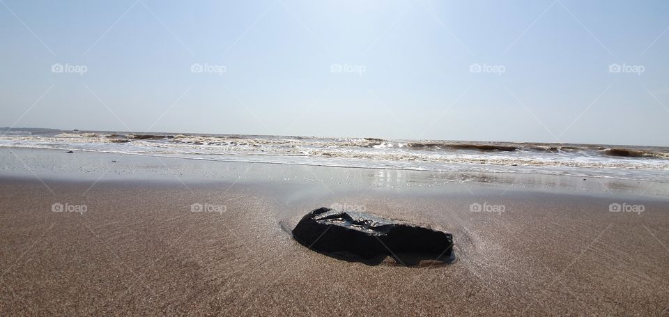 jampore beach, daman, gujarat, india