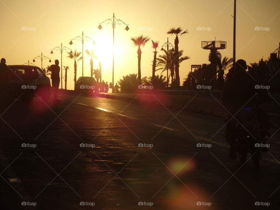 Sunset in Marsa Matrouh, Egypt