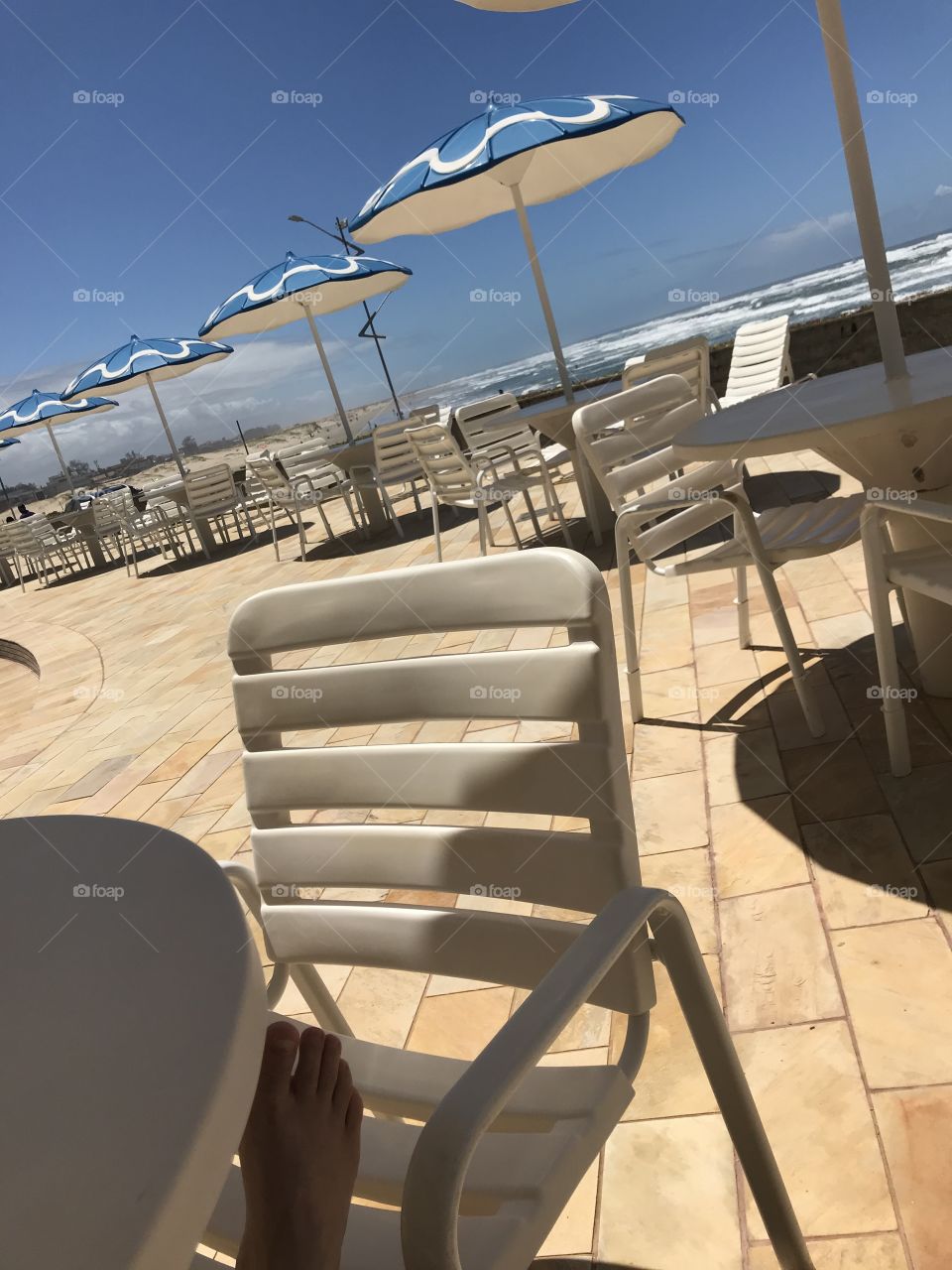 Relaxando no dunas praia 