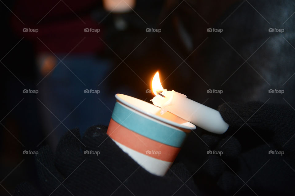 Candles for memorials