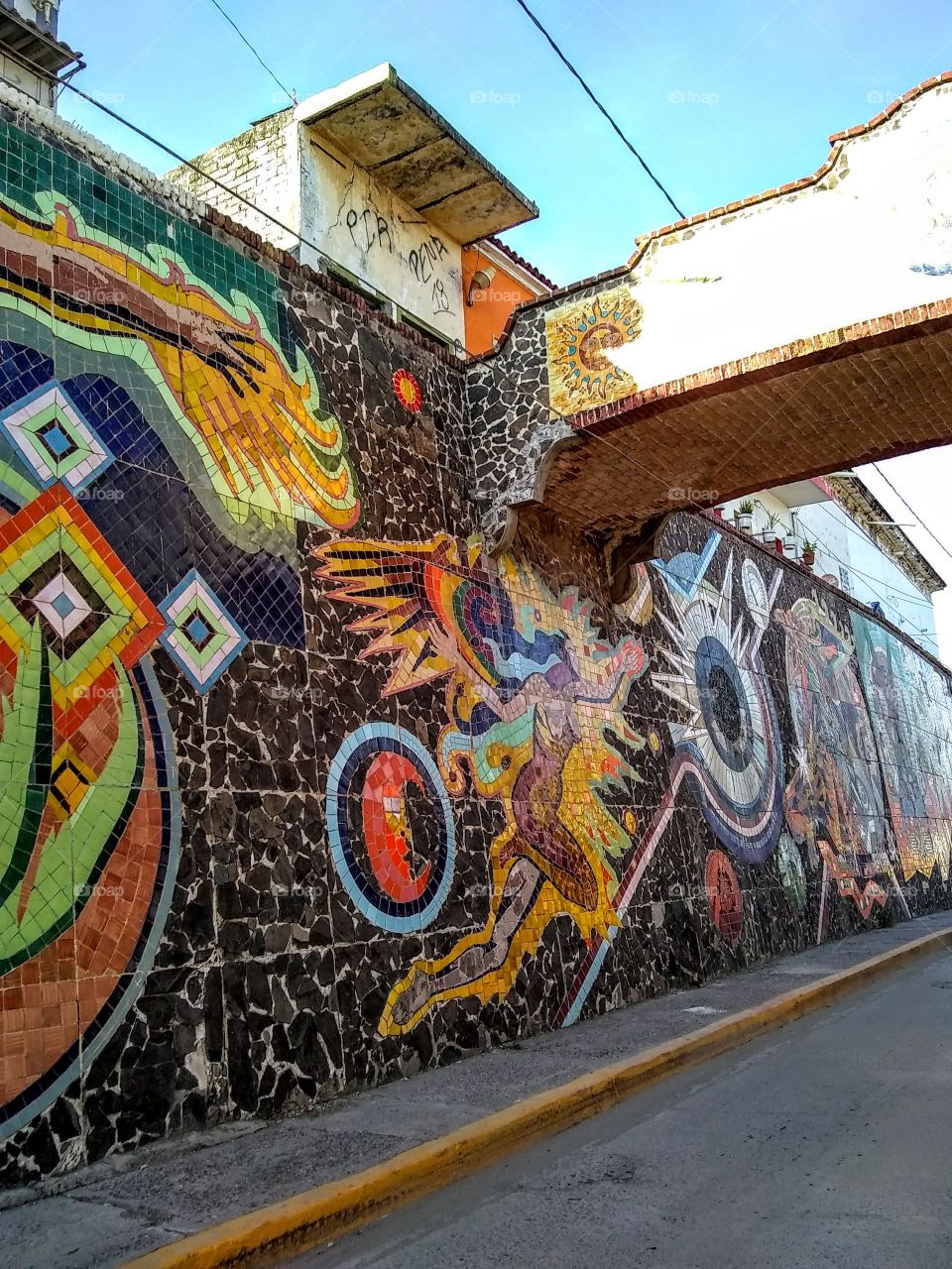 Art Huichol un Wall