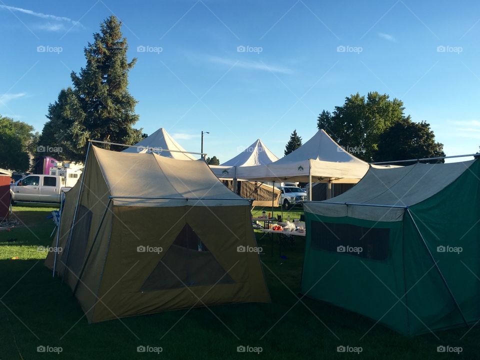 Tent, Campsite, Camp, Camper, Summer