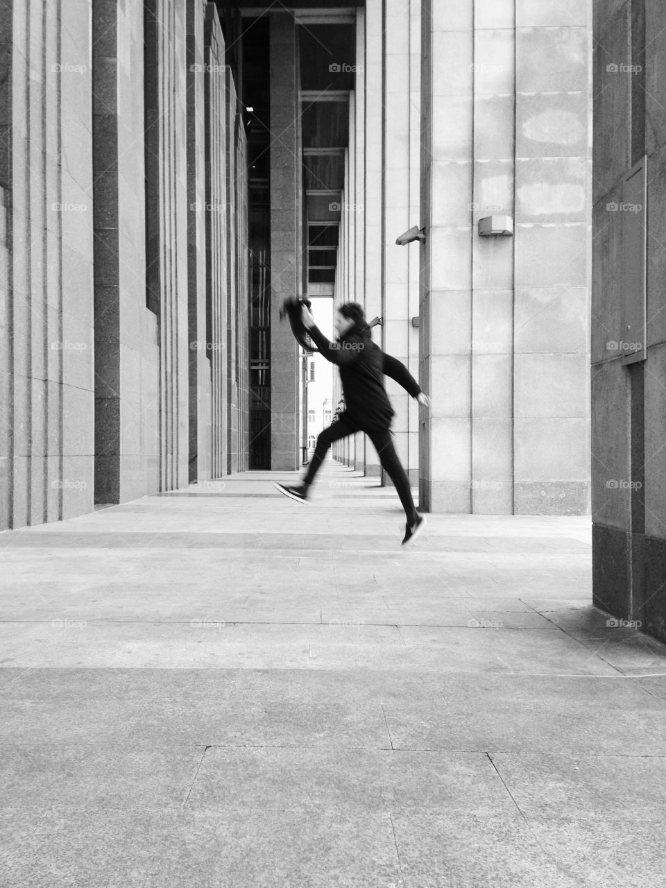 Jumping man