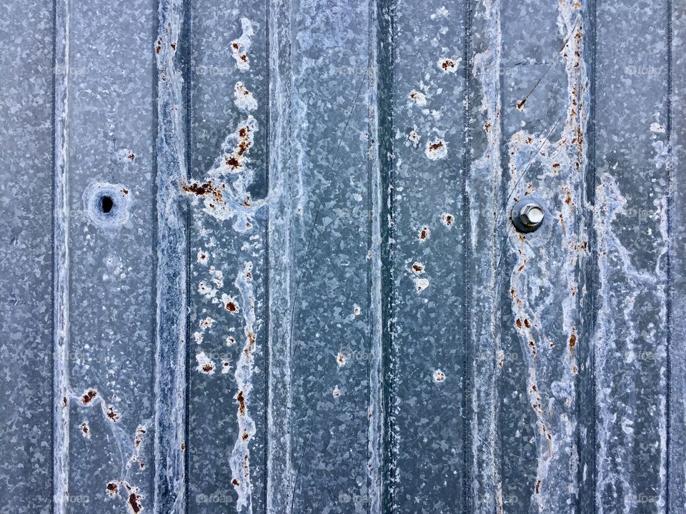 Close-up rusting metal