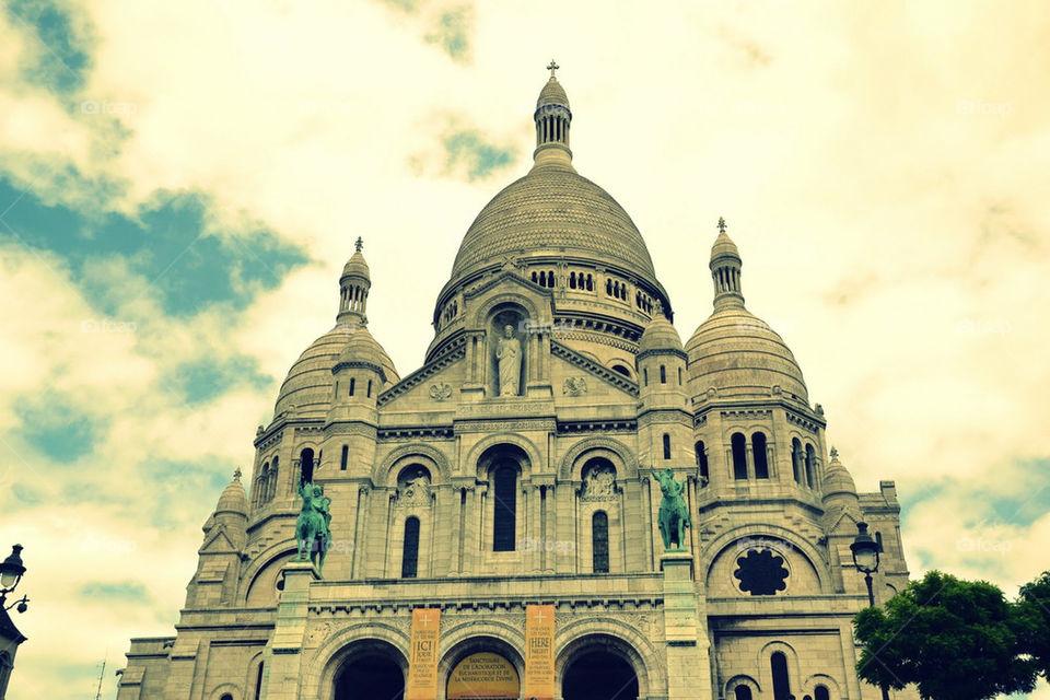 france paris basilica montmartre by bubu