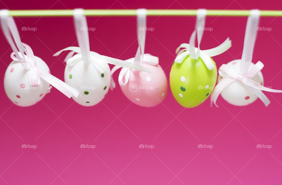 hanging decoration eggs for easter