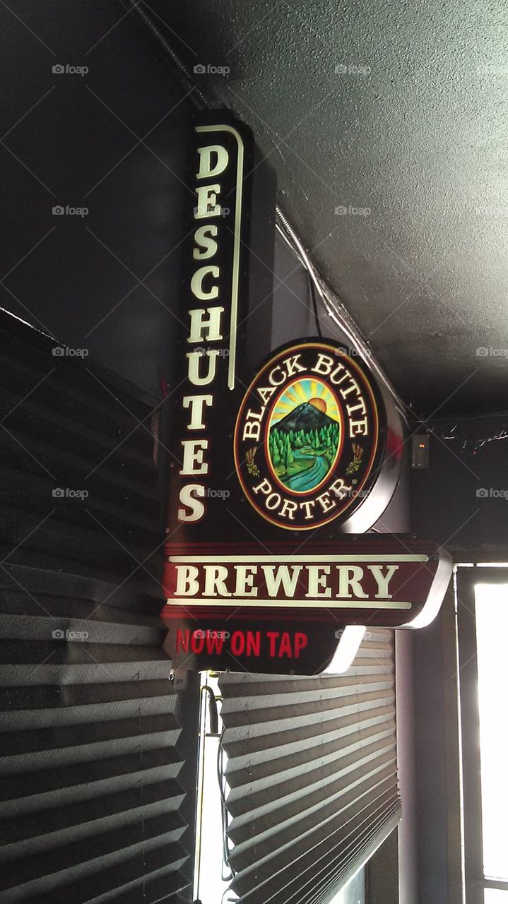 Bar sign. Out for lunch at my favorite watering hole