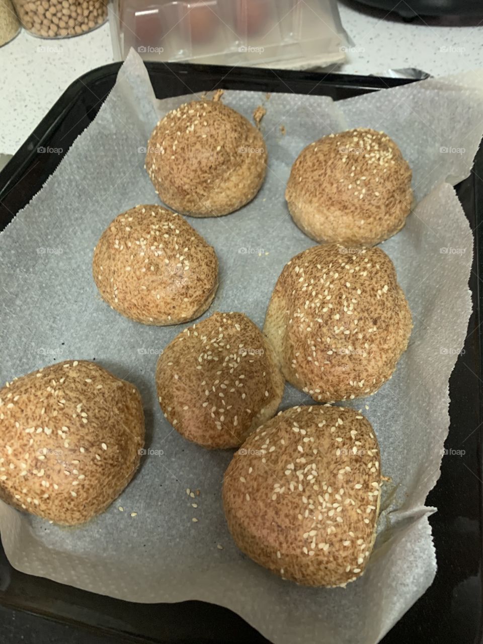 Homemade healthy buns