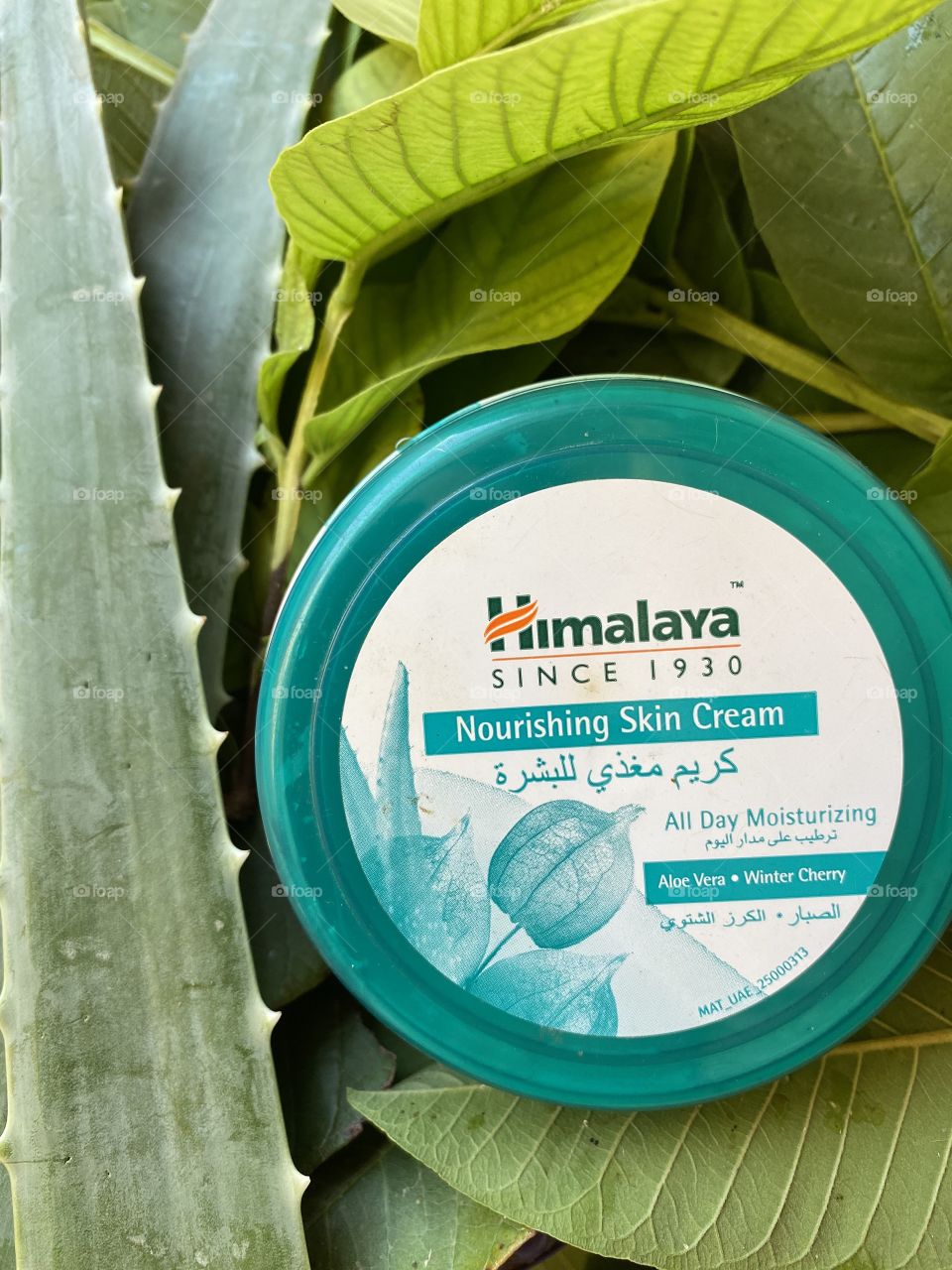 Skin care, nourishing and moisturizing with Himalaya cream