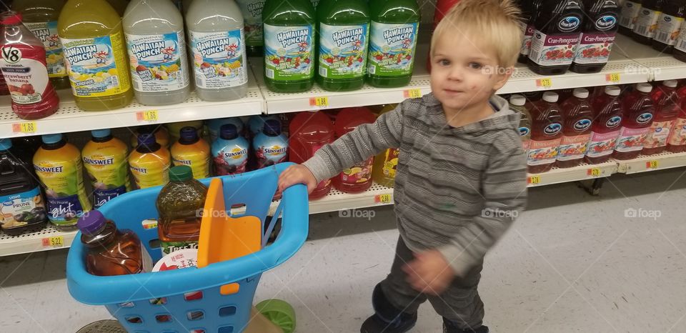 A Boy and his cart