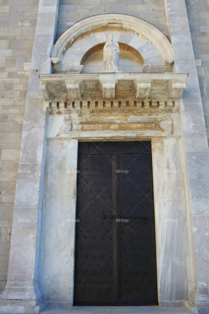 Door in Pisa Tower, Pisa, Italy