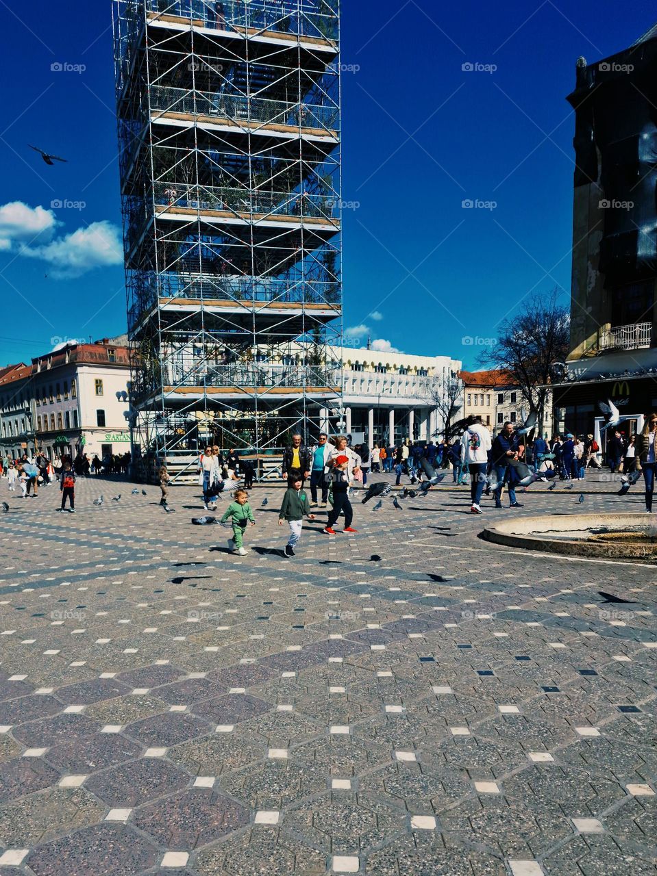 Victory Square in Timisoara