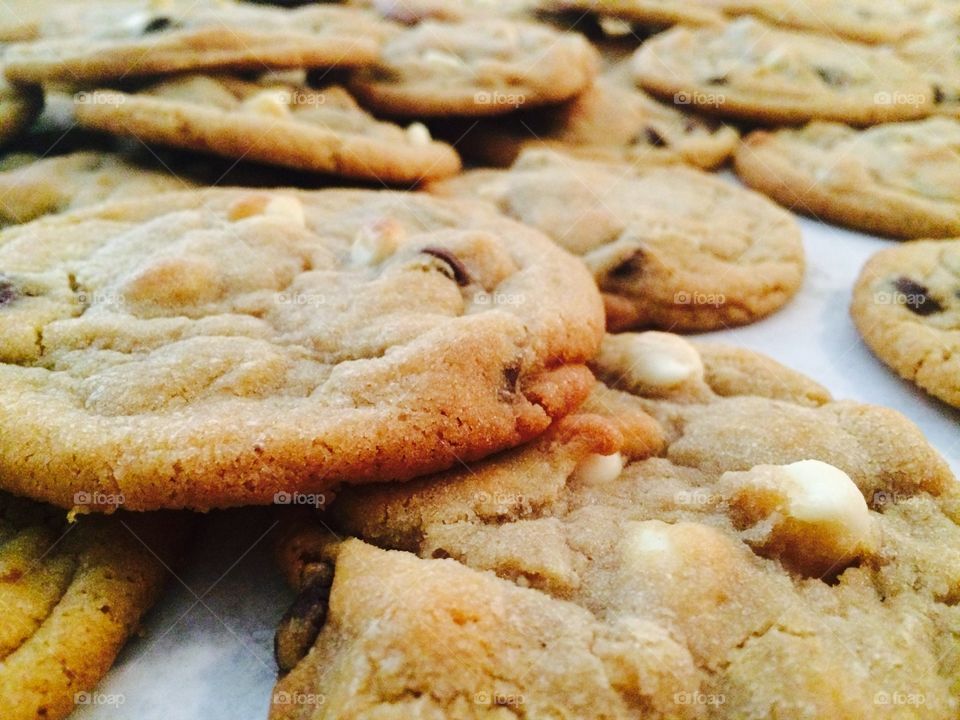 Up close cookies