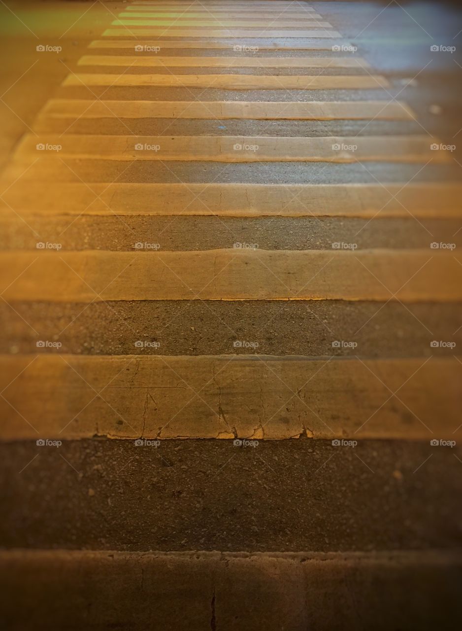 Crosswalk in the night