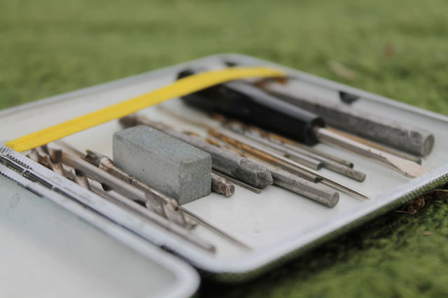 Tools, set, drills, screwdrivers, swords, needles, sharpener, hexagon, tool, parts, mini tool kit,