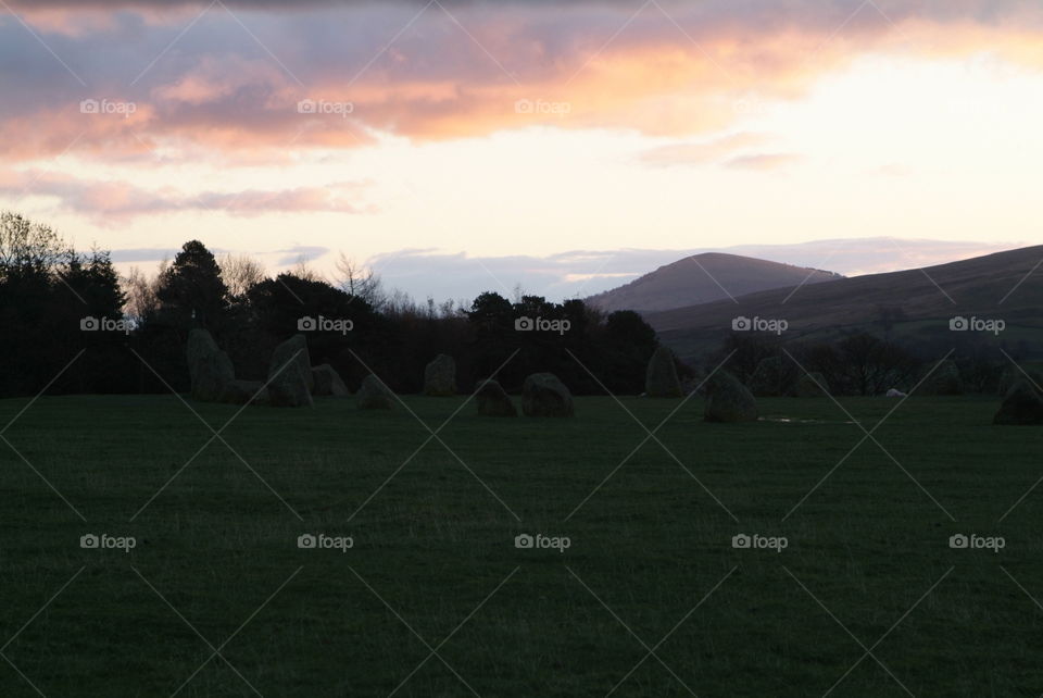 Sunrise in Lake District 