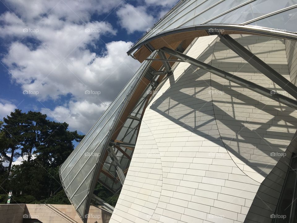 Detail of FLV building