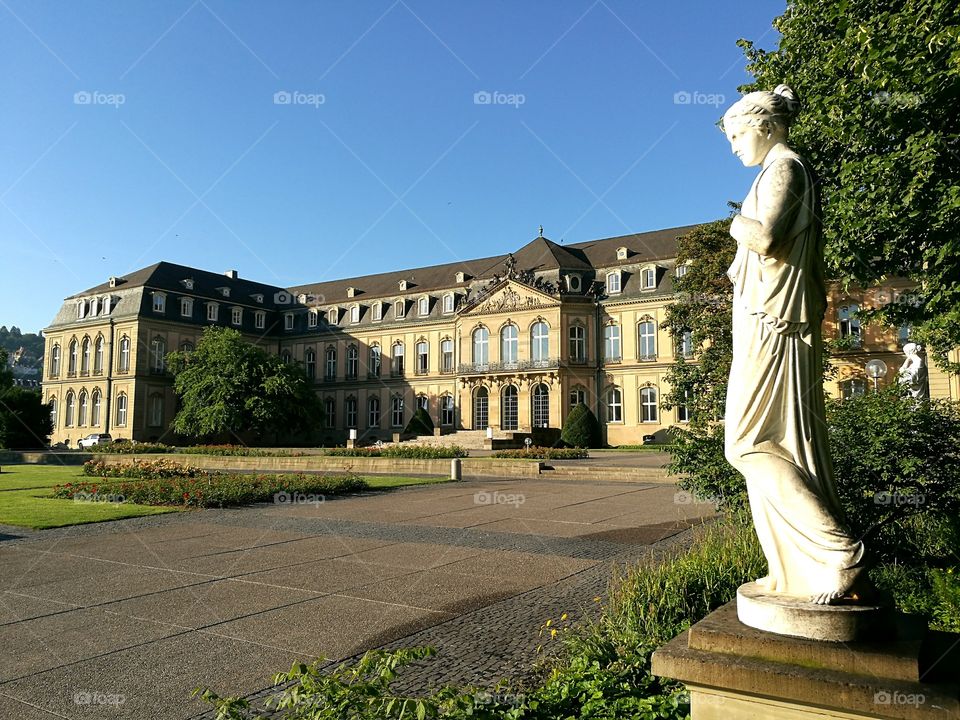 New Castle in Stuttgart City
