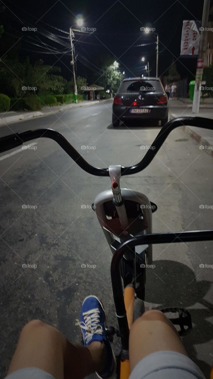 bike ride at night