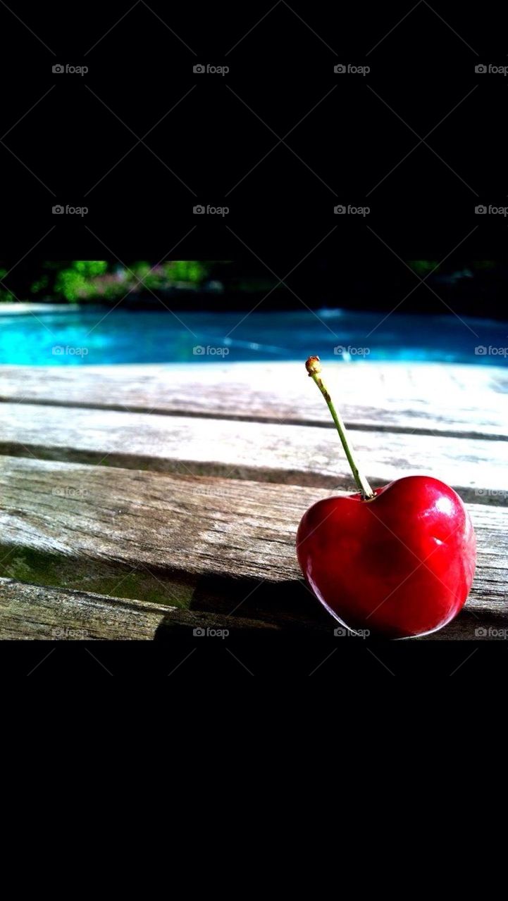 red cherries food summer by OstensiblyCilla