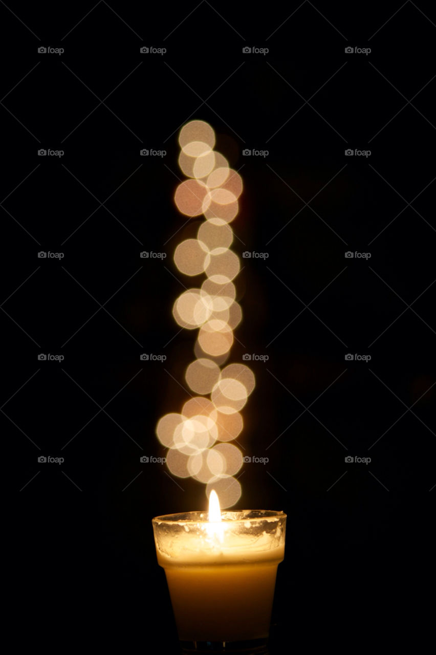 light candle focus bokeh by salpeme