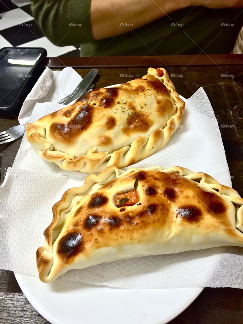 Empanadas in Santiago, Chile 