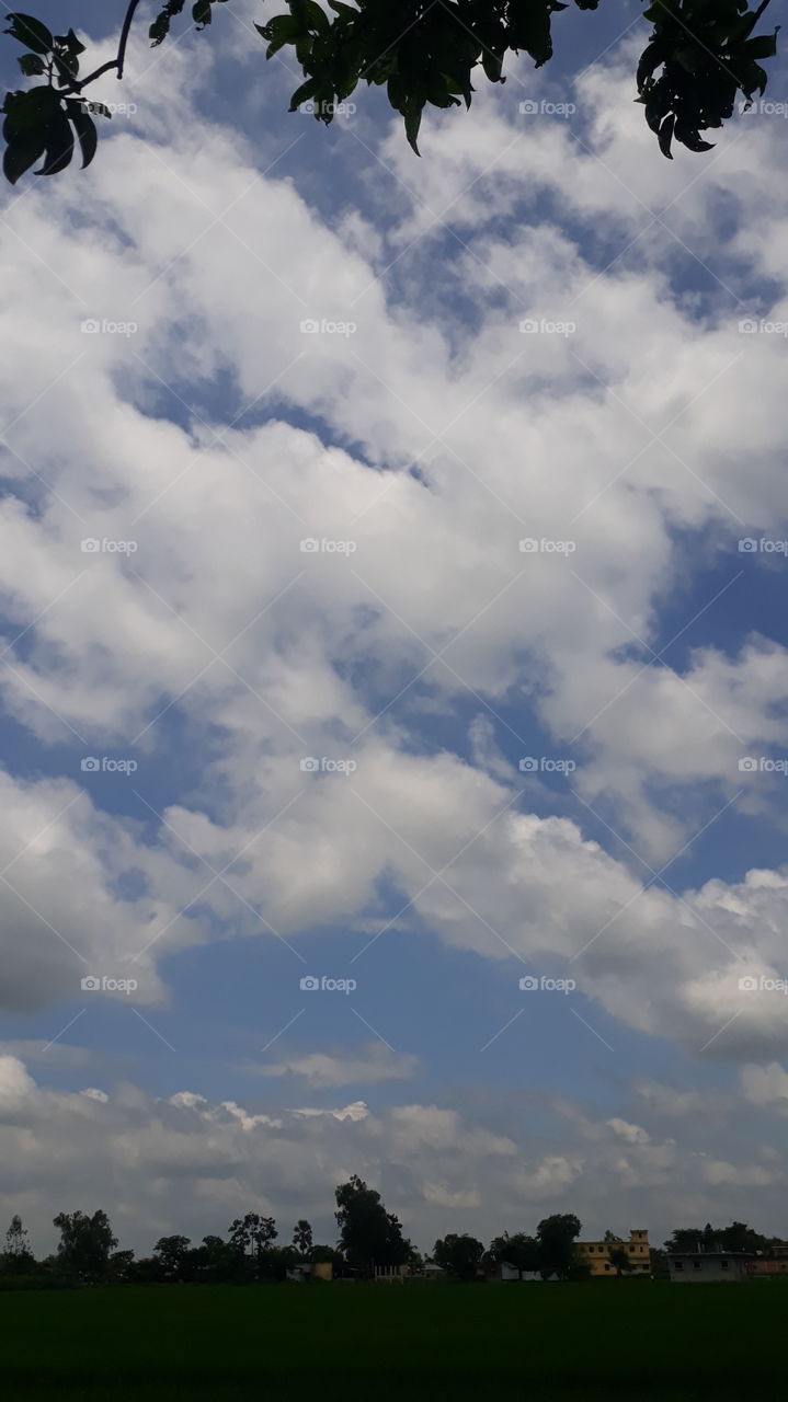 Beautiful sky and cloud in the sky