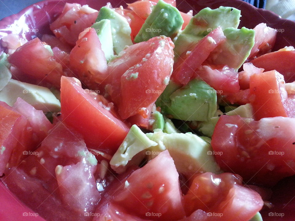 Healthy Lunch. tomatoes and avocados=delicious!!