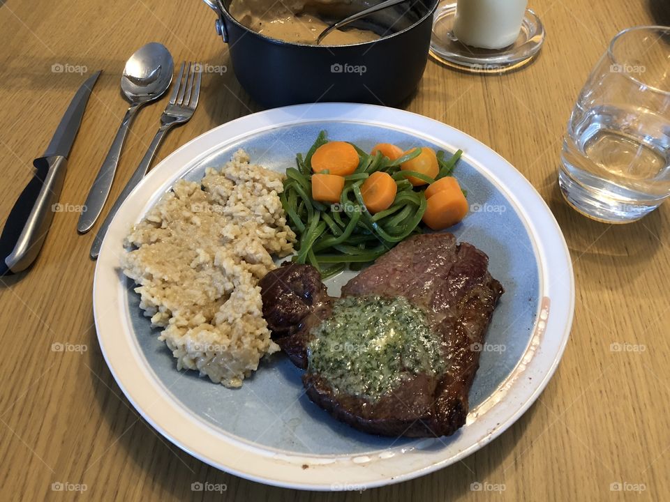 Hearty Steak Meal