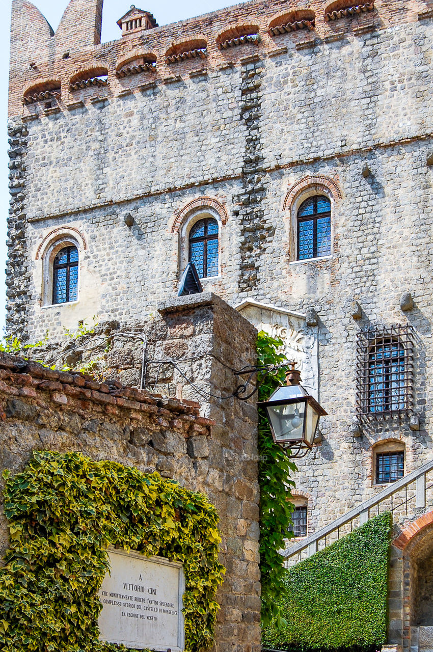 Detail of an old house in Monselice