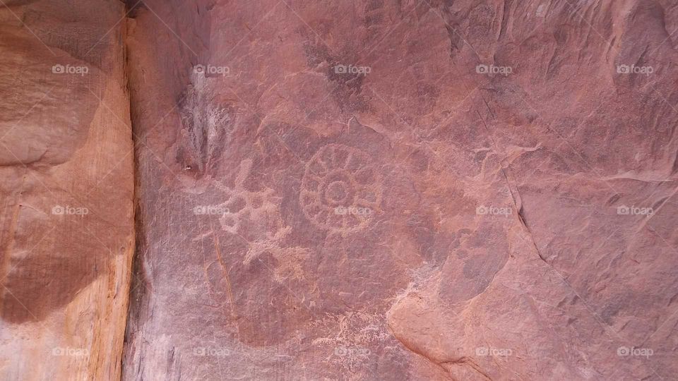Ancient writing in Nevada