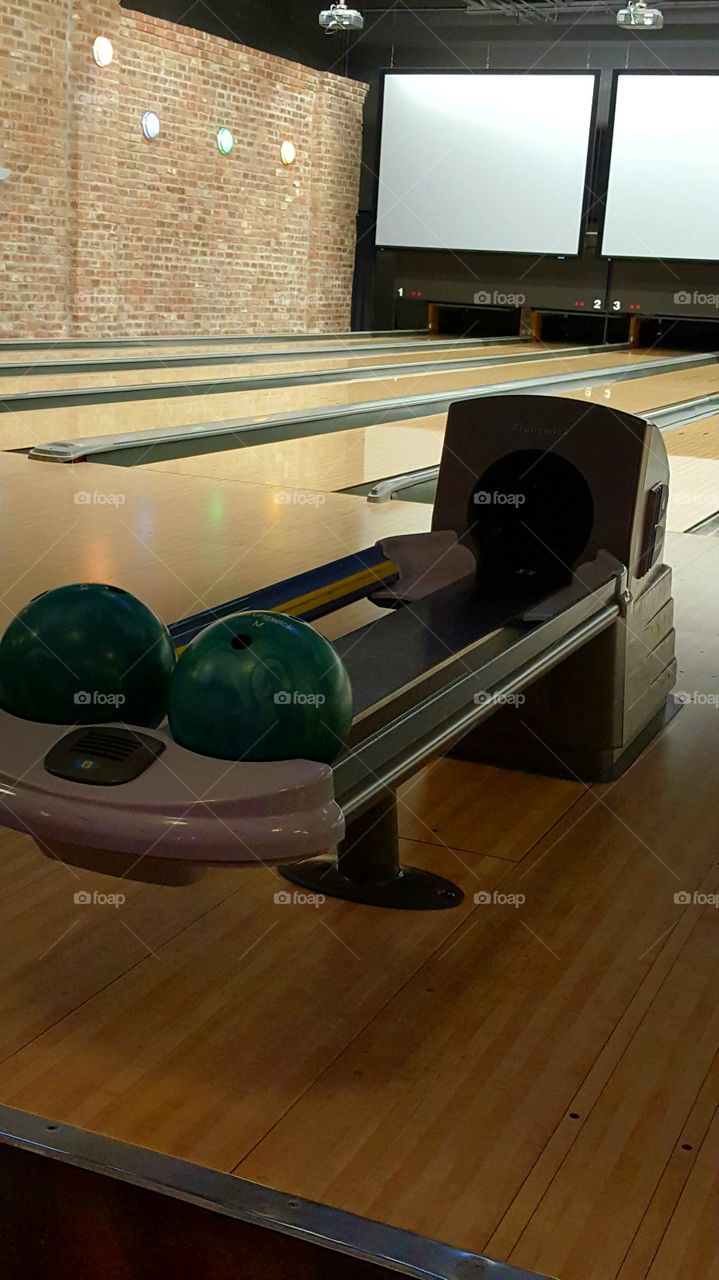 bowling balls