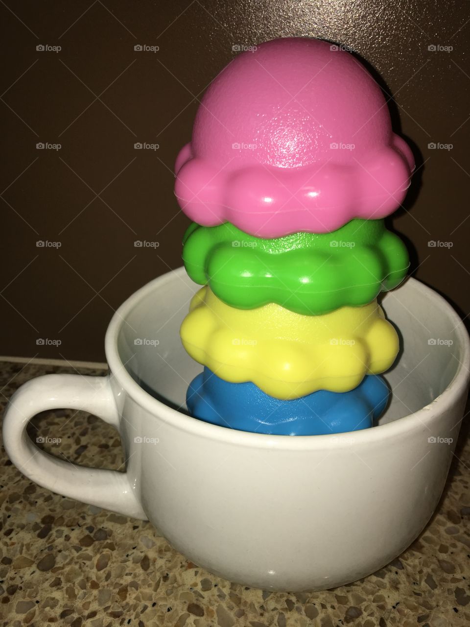 Ice cream in cup