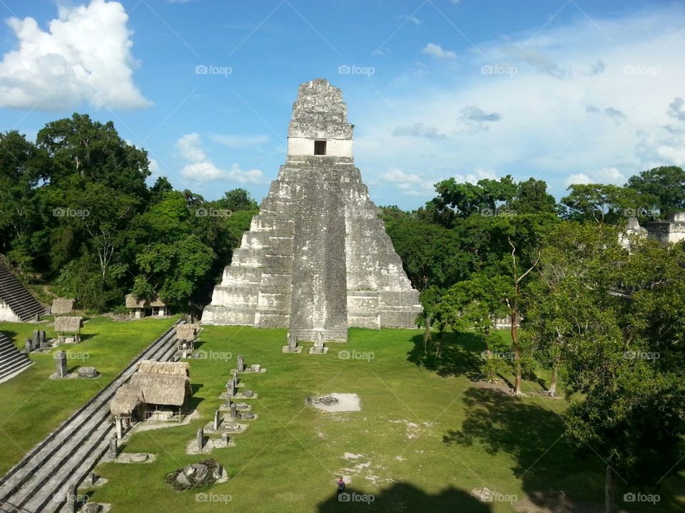 The ancient Mayan city of Tikal, Guatemala