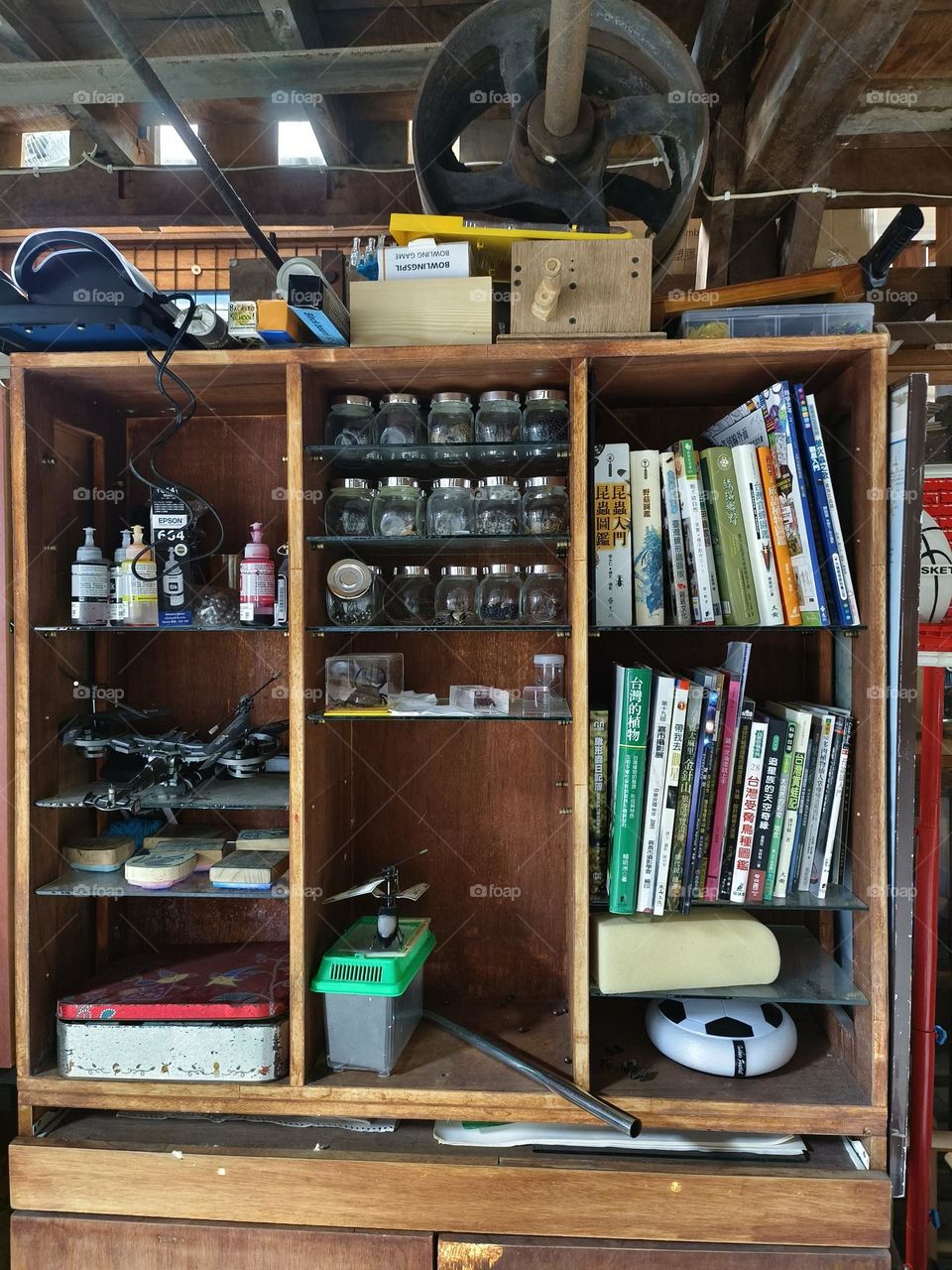 My Vintage Bookshelf and Books