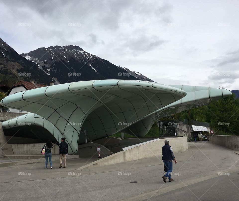 Metro station in Innsbruck 