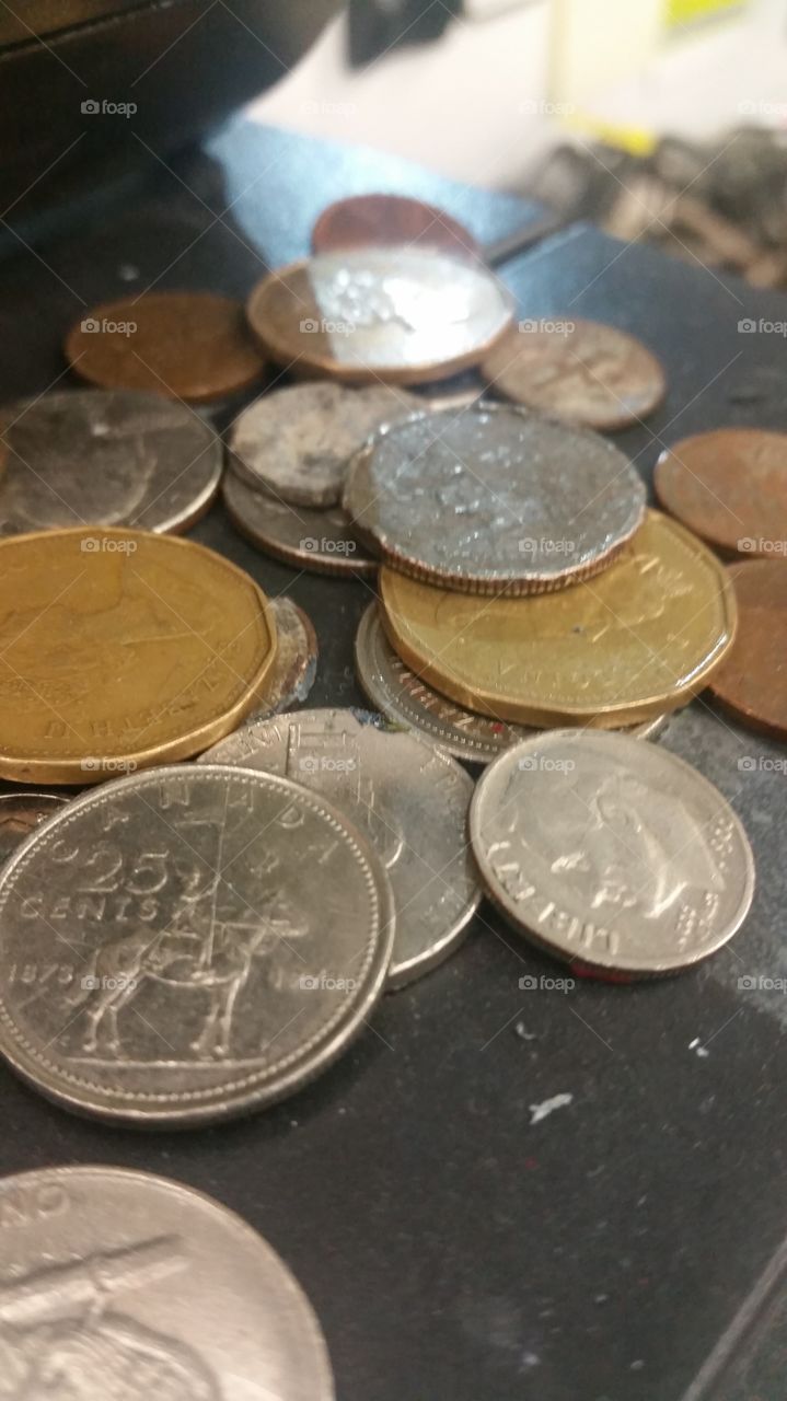 discard coins