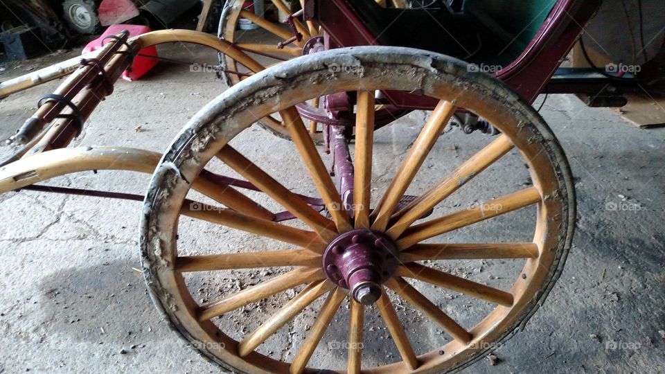 abandoned wheel