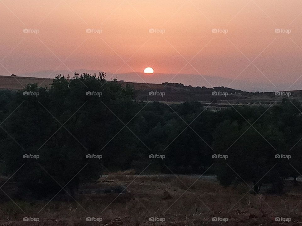 where the sunset,the dawn soon rises