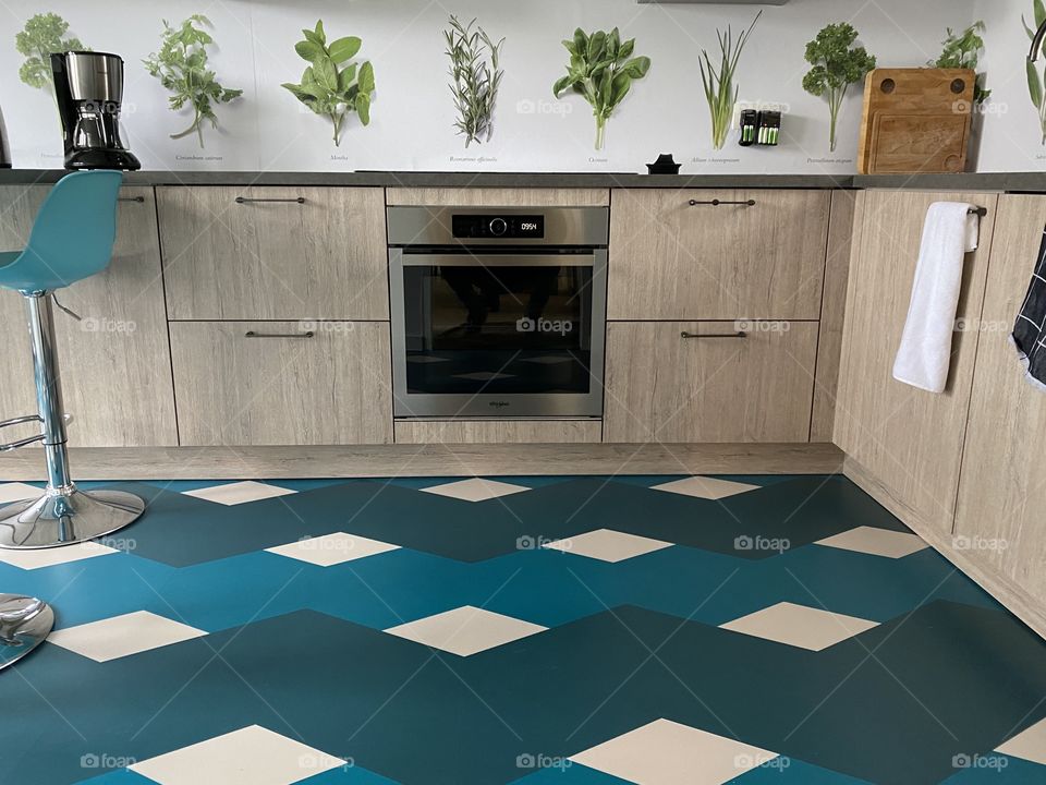 Special Pvc/Vinyl floor in kitchen