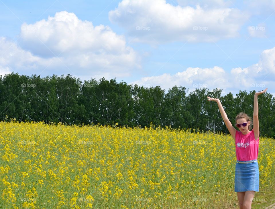 Outdoors, Landscape, Flower, Summer, Field